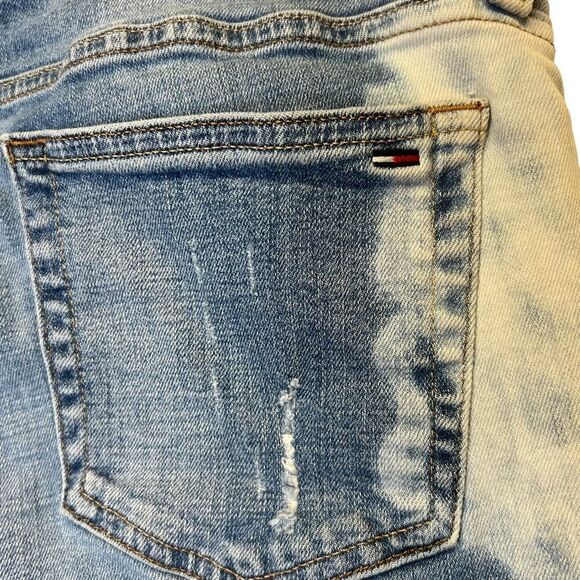 Tommy relaxed mom style size 8 boyfriend cut denim capris - Picture 7 of 16